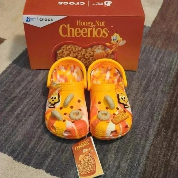 Crocs Cereal Honey Nut Cheerios Classic Clog - Picture 1 of 4